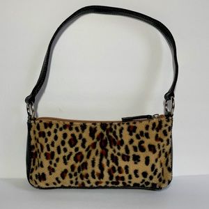 Trendy leopard shoulder bag